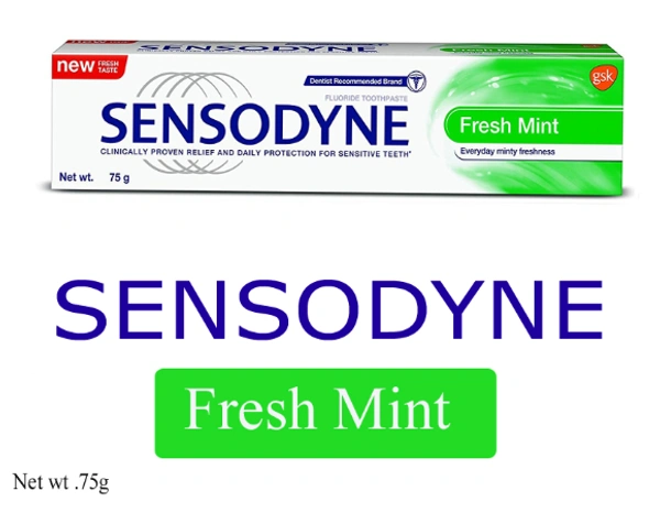 Sensodyne Sensitive Toothpaste - Fresh Mint  - 75 gm